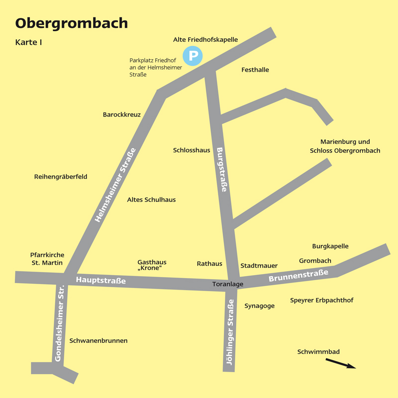 Historischer Wegweiser - Map 1